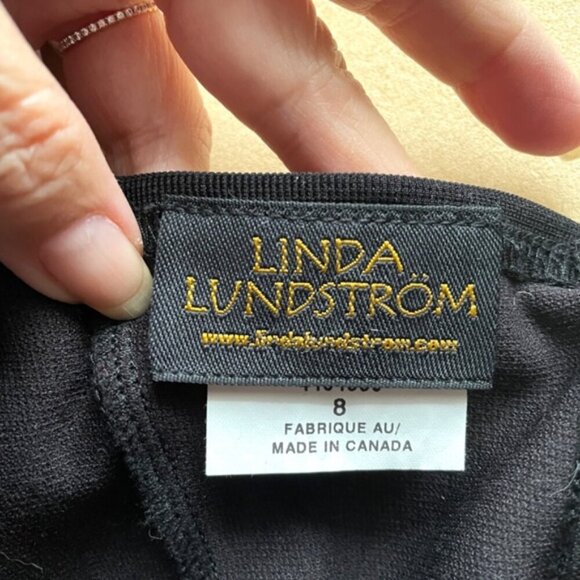 Vintage Linda Lundstrom Black Tube Maxi Mermaid Dress - Medium, Stretchy! 🇨🇦 - Picture 6 of 10